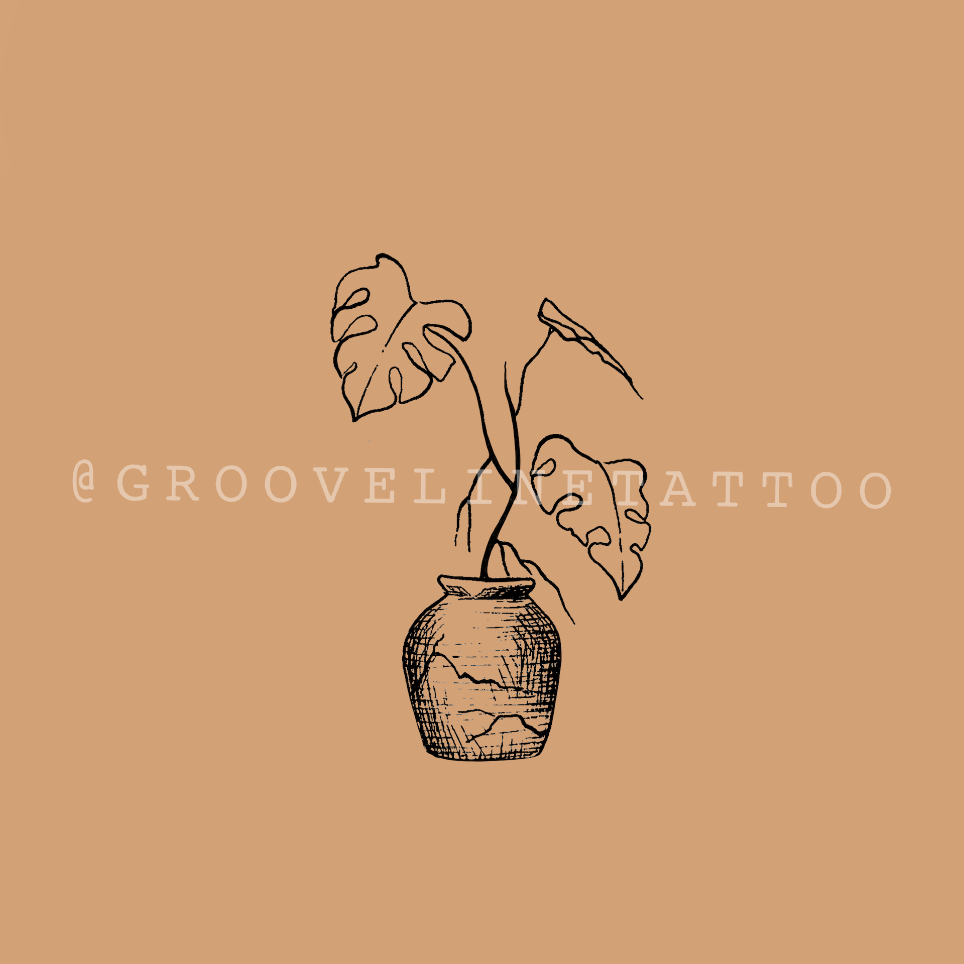 Monstera Tattoo Pass – Grooveline Goods