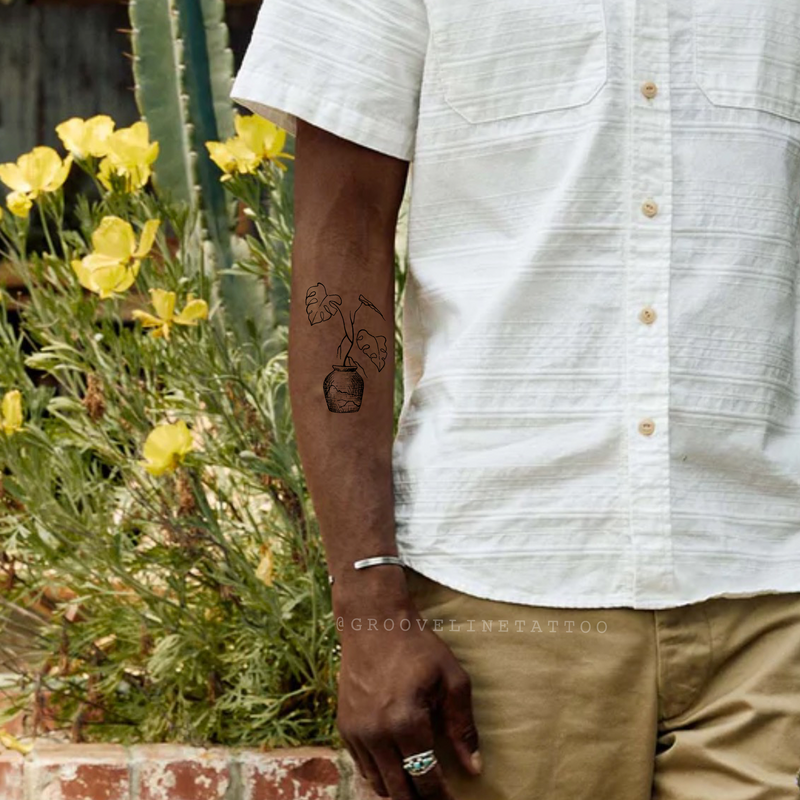 Monstera Tattoo Pass