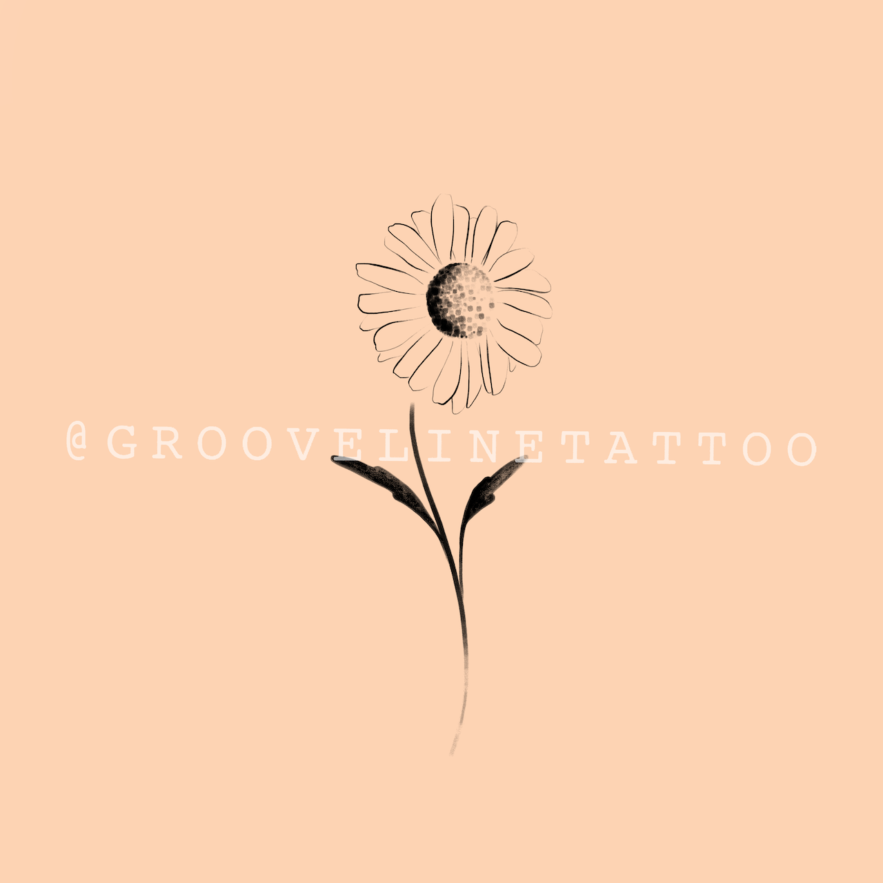 Minimal Daisy Tattoo PNG Transparent Images Free Download | Vector Files |  Pngtree